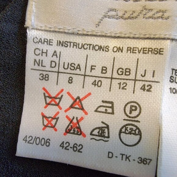 MAX MARA Pura Seda Wrap Skirt And Sleeveless Top Black 100% Silk Sz US8 2 PC Set - Picture 7 of 16